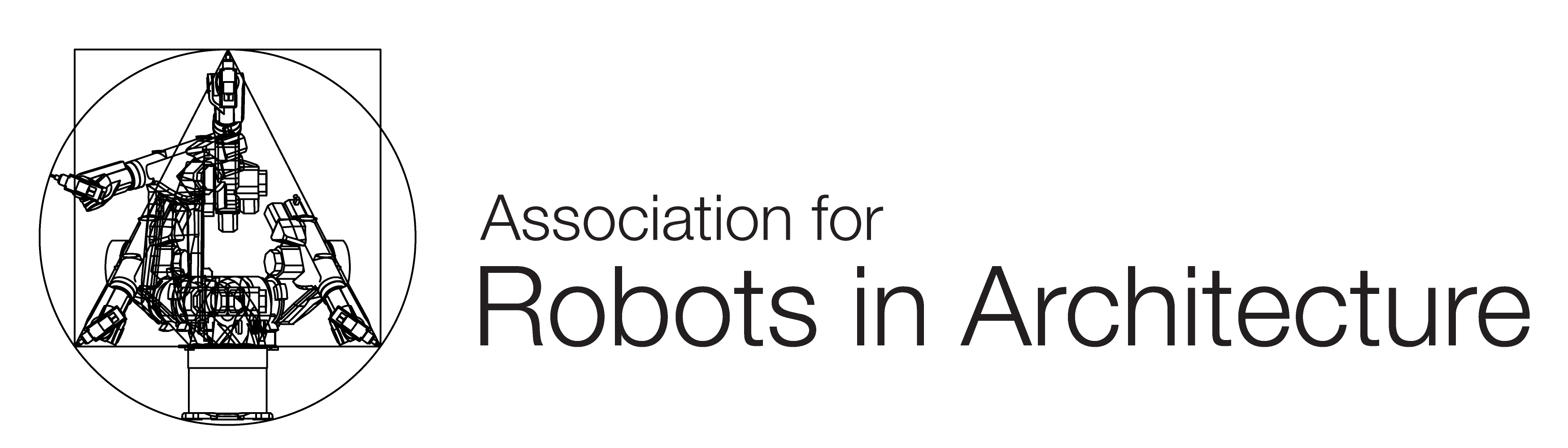 robots in architecture logo